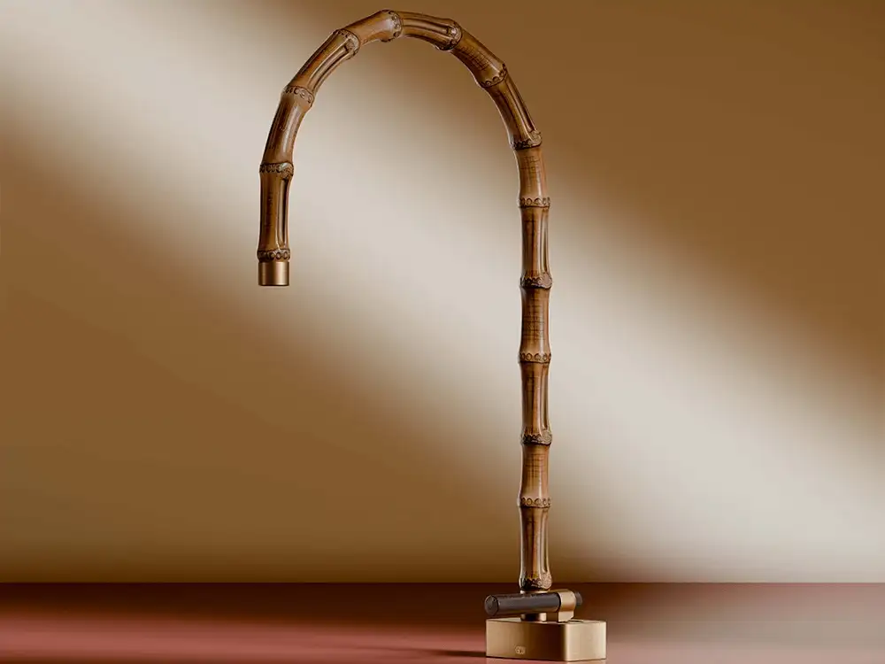 Rubinetteria di design in bambù: Jacqueline di Gessi