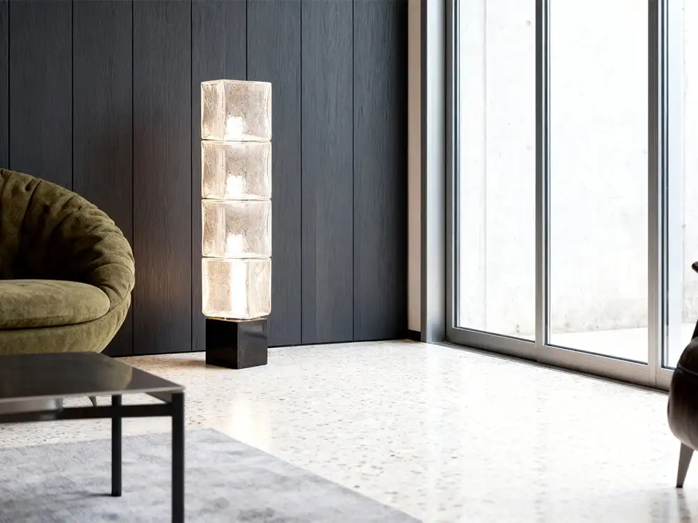 VENINI On the Rocks: illuminazione design in vetro di Murano e marmo per il luxury lighting contemporaneo