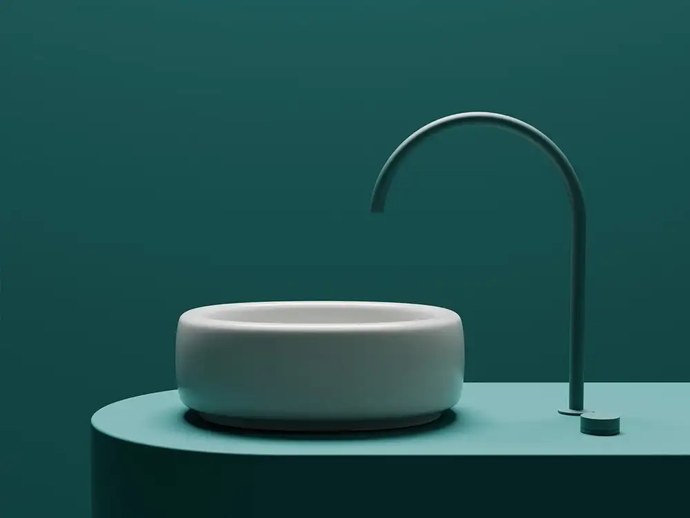 Bold di Valdama: lavabo in ceramica di design per il bathroom design contemporaneo