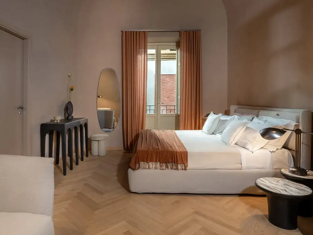 Bolzan arreda il Boutique Hotel Palazzo Balsamo: design del sonno e comfort per l'hospitality contemporanea