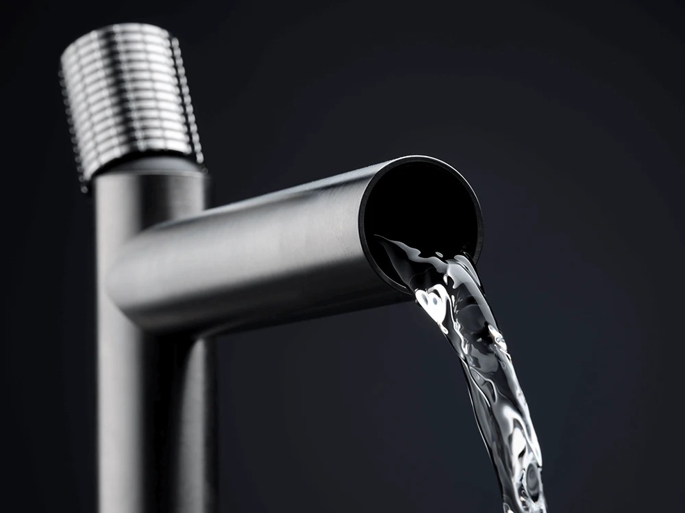 APP di Beamtech: rubinetteria bagno in acciaio inox 316L per progetti residenziali e contract