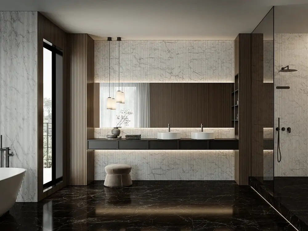 Rubinetteria in acciaio inox 316L: LINEA di Frattini, design Marco Piva