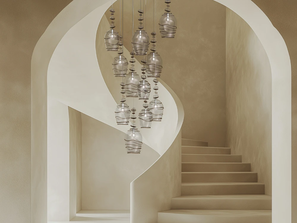 VENINI presenta Coralia: la nuova collezione di lampade sospese firmata Fuksas Architects